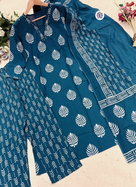KF Kalaai Cotton Embroidery Kurti With Bottom Dupatta Suppliers In India